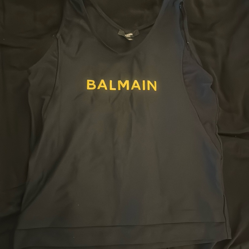 Authentic Balmain biker top